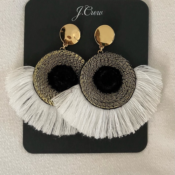 J Crew fan earrings.Brand new. - Picture 2 of 4